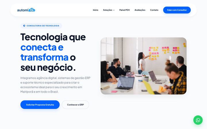 Screenshot of automti.com.br