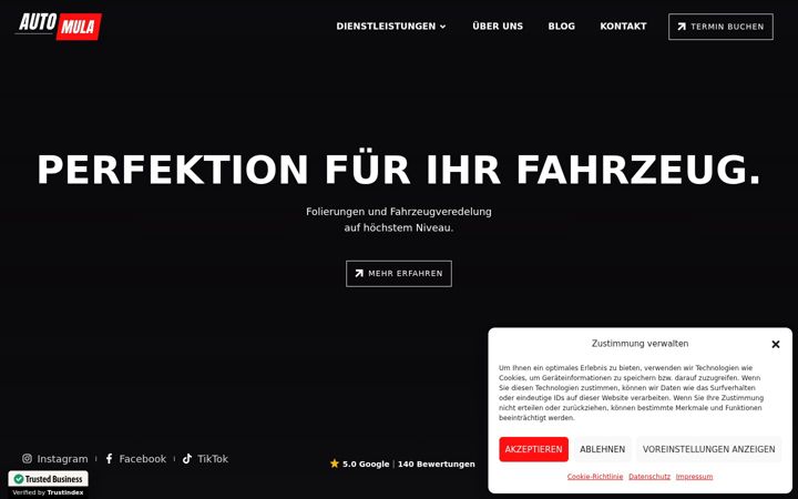 Screenshot of automula.ch