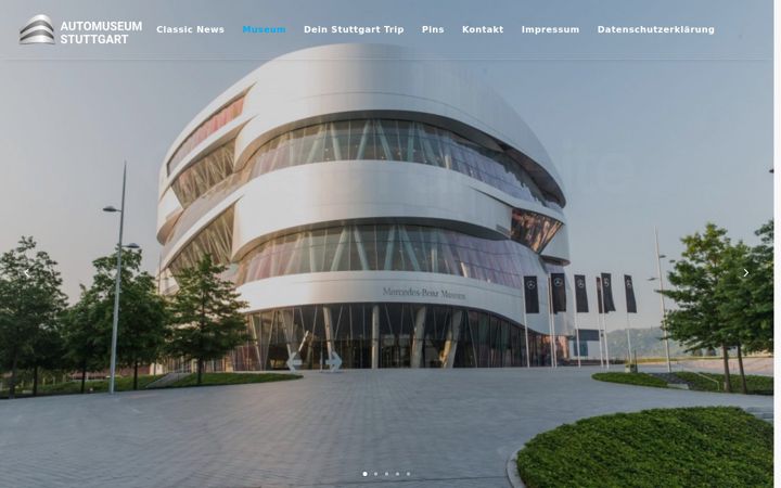 Screenshot of automuseum-stuttgart.de