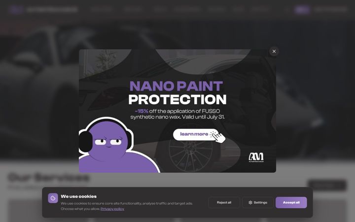Screenshot of automycka-karlin.eu