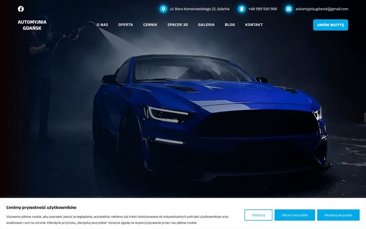 Screenshot ta' automyjniagdansk.pl