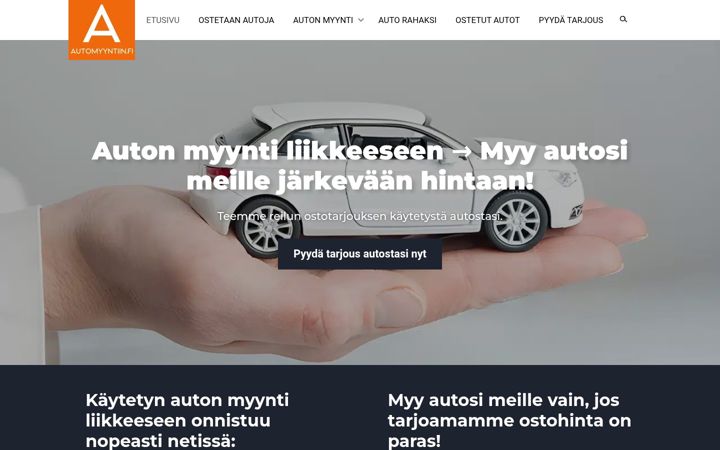 Screenshot of automyyntiin.fi
