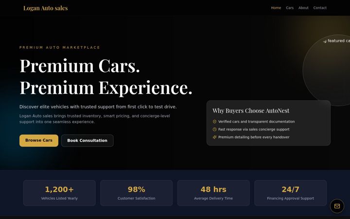 Screenshot of autonationcars.online