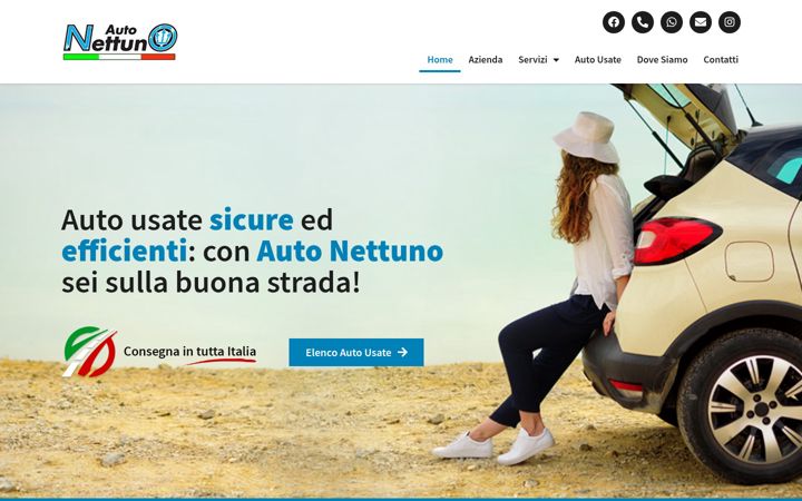 Captura de pantalla de autonettuno.it