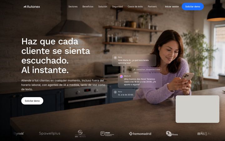 Skærmbillede af autonexhub.es