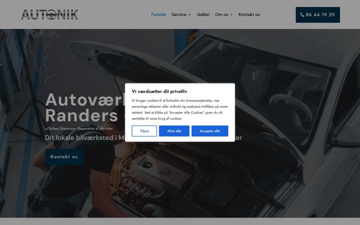 Skjermbilde av autonik.net