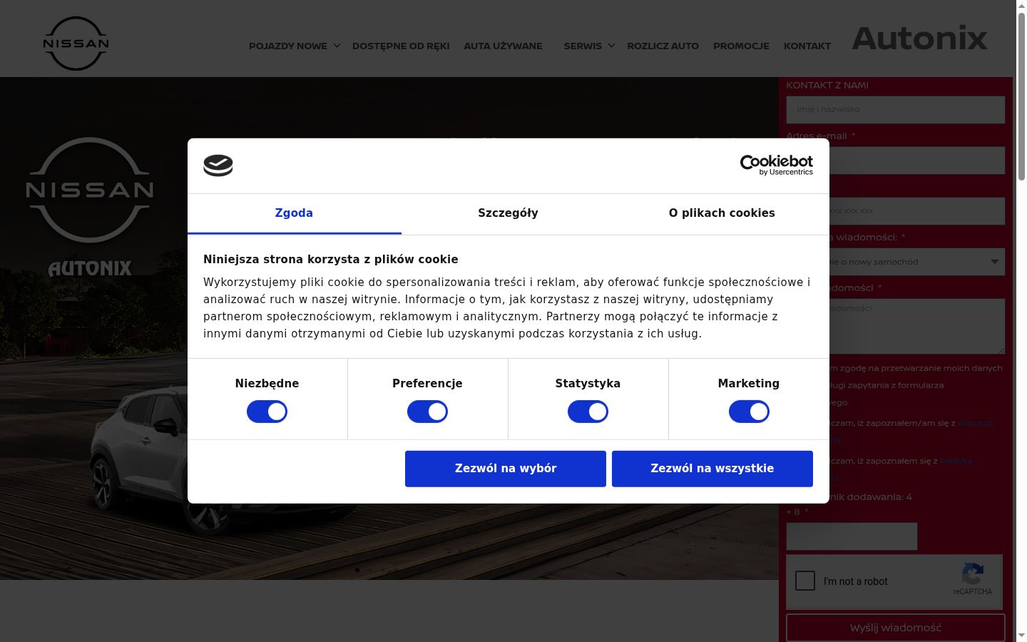 Sutikimo reklamjuostės, rodytos prieš bet kokią sąveiką, ekrano kopija