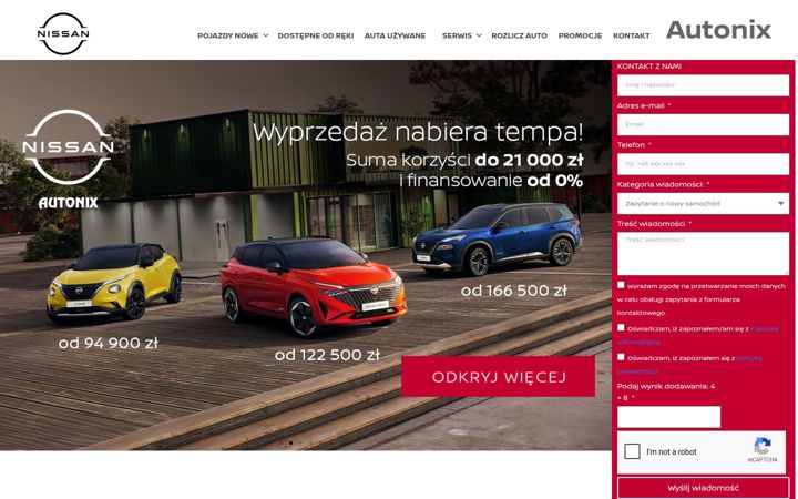 Screenshot of autonix.pl