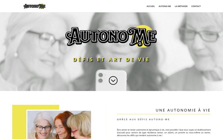 Screenshot of autono-me.fr