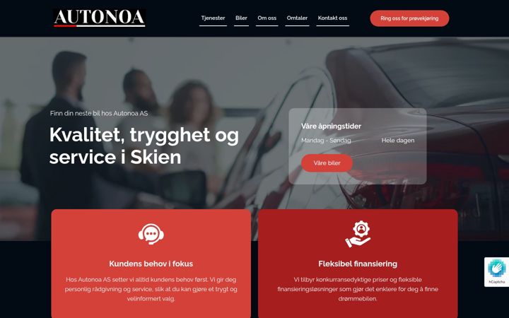 Screenshot of autonoa.no
