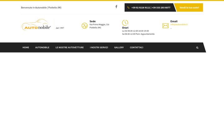 Screenshot of autonobile.it