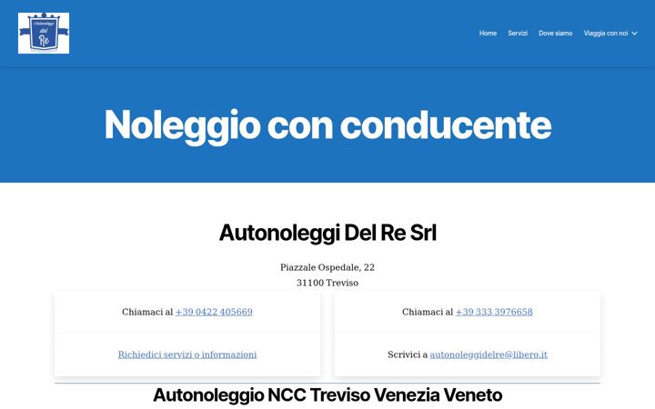 Screenshot of autonoleggidelre.it