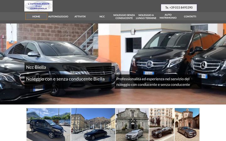 Screenshot of autonoleggiocanevarolo.com