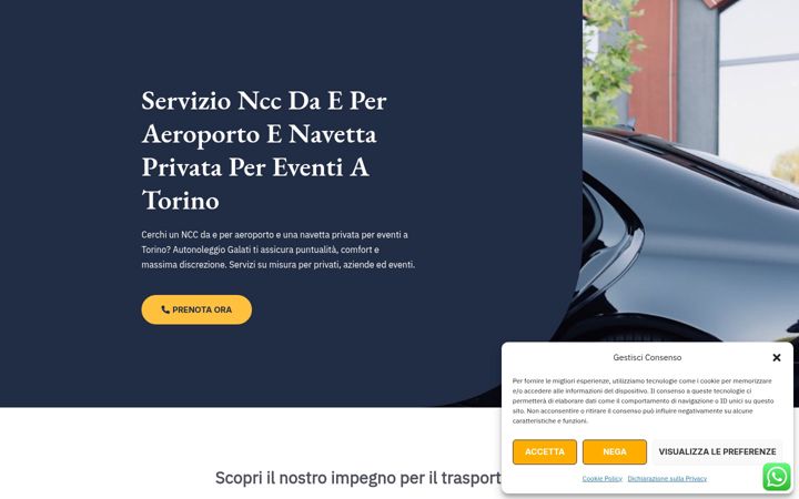 Screenshot van autonoleggiogalati.com