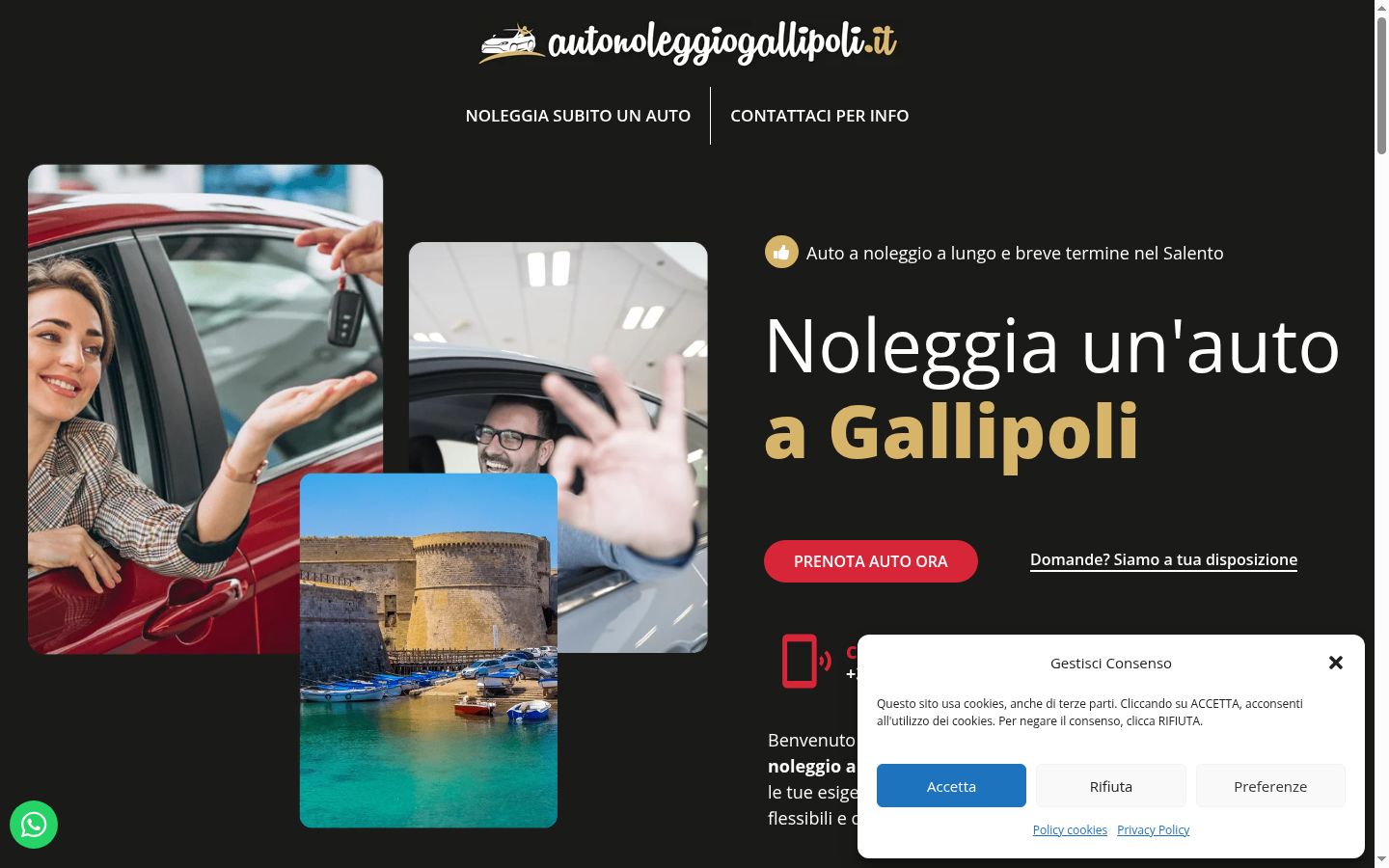 Képernyőkép a bármilyen interakció előtt megjelenő hozzájárulási bannerről