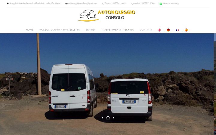 Screenshot of autonoleggiopantelleria.info