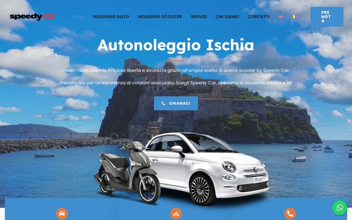 Screenshot of autonoleggiospeedycar.com
