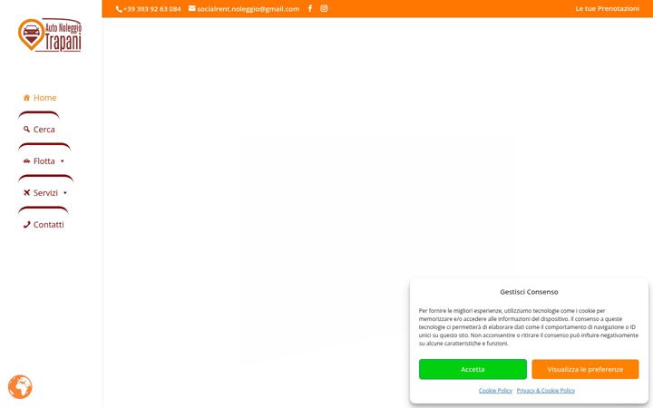Screenshot van autonoleggiotrapani.com