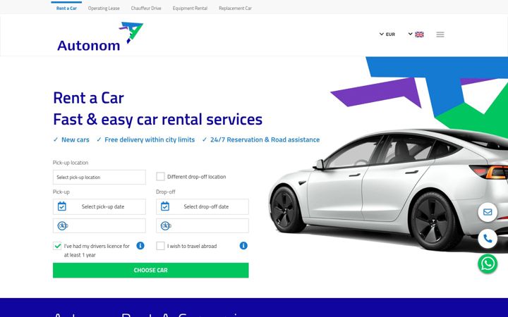 Screenshot of autonom.gr