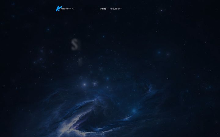 Screenshot of autonomai.se