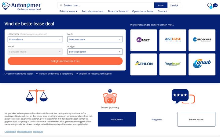 Screenshot of autonomer.nl