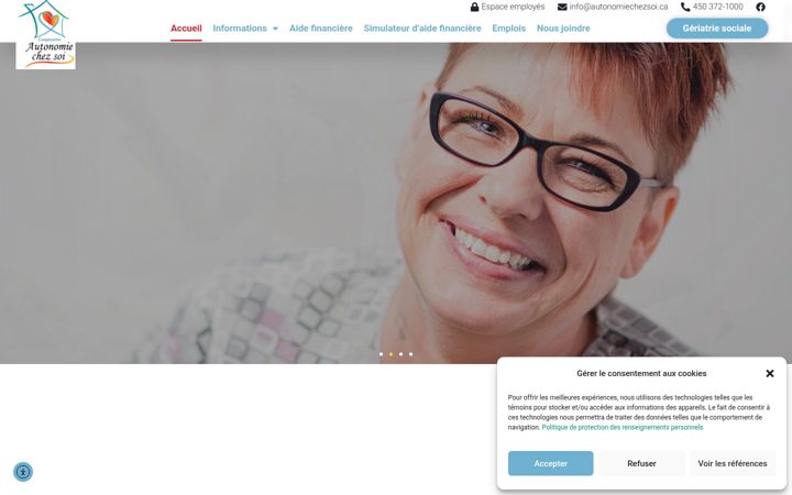 Ekrānuzņēmums no autonomiechezsoi.ca