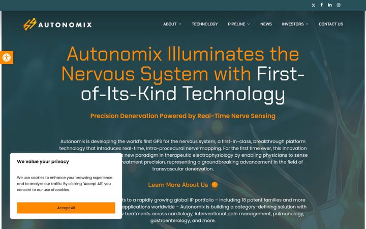 Screenshot of autonomix.com
