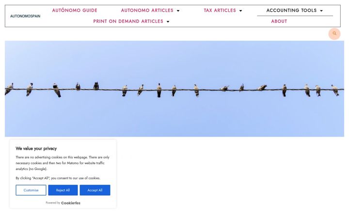 Screenshot ta' autonomospain.com