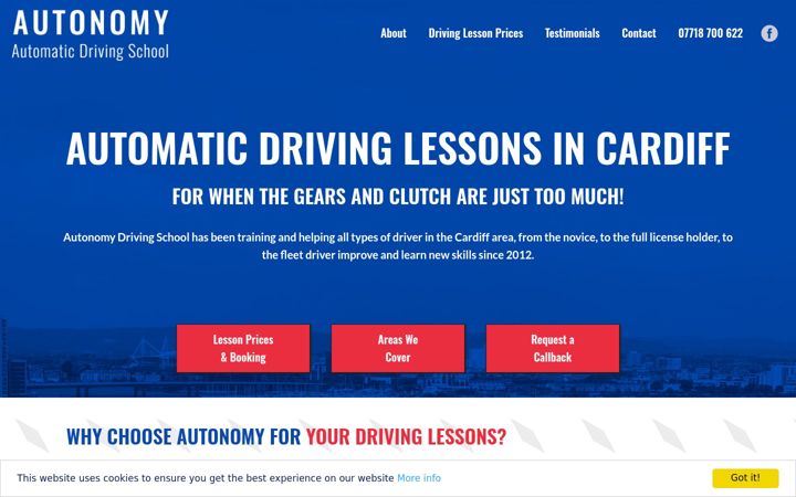 Screenshot of autonomy1.uk