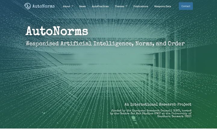 Screenshot of autonorms.eu