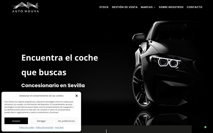 Screenshot of autonouva.com