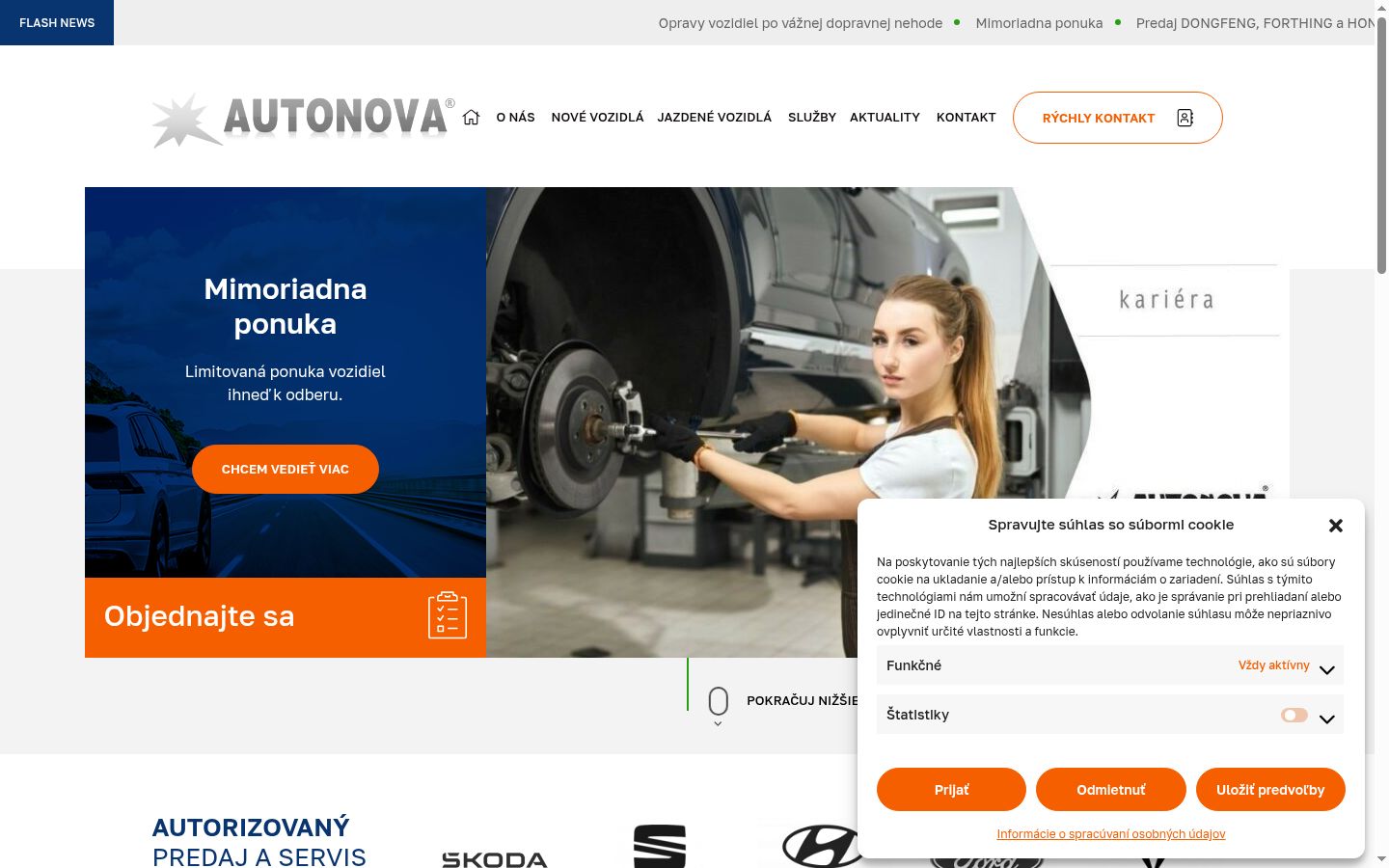 Screenshot tal-banner tal-kunsens muri qabel kwalunkwe interazzjoni