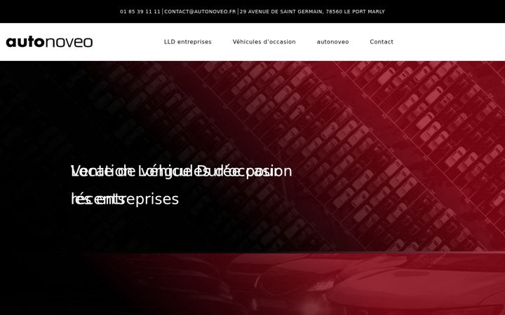 Screenshot of autonoveo.fr