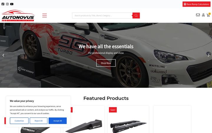 Screenshot of autonovus.com.au