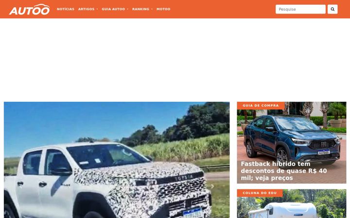 Screenshot of autoo.com.br