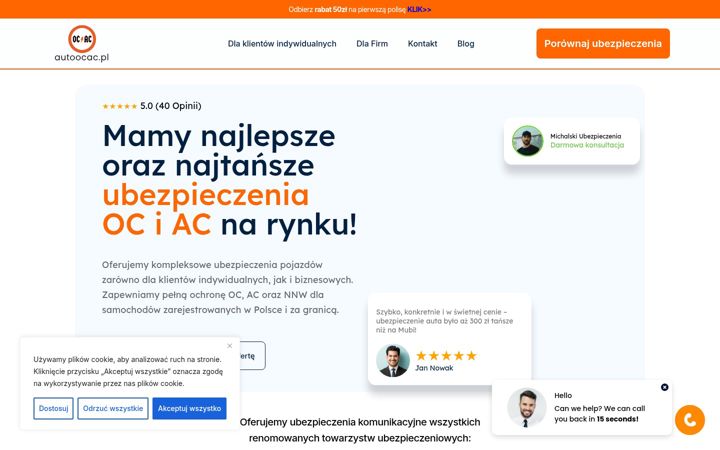 Screenshot von autoocac.pl