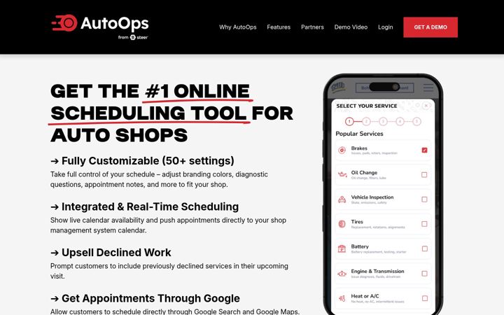 Screenshot of autoops.com