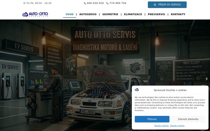 Kuvakaappaus sivustosta autootto.cz