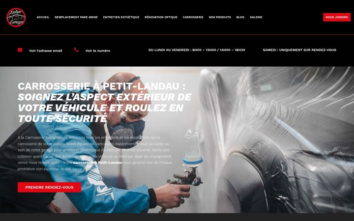Kuvakaappaus sivustosta autop-lavage.fr
