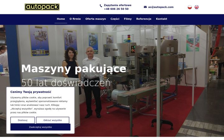 Screenshot of autopack.pl