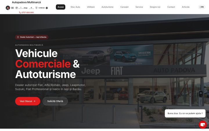 Screenshot of autopadova.ro