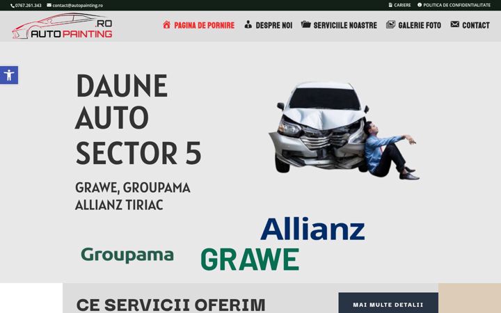 Skärmbild av autopainting.ro