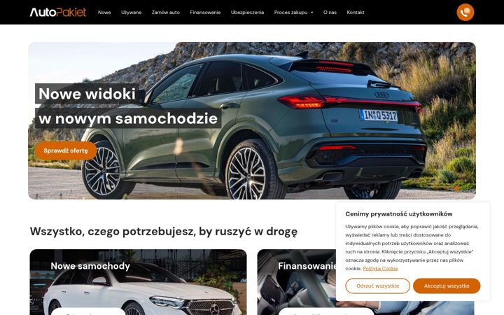Skjámynd af autopakiet.com