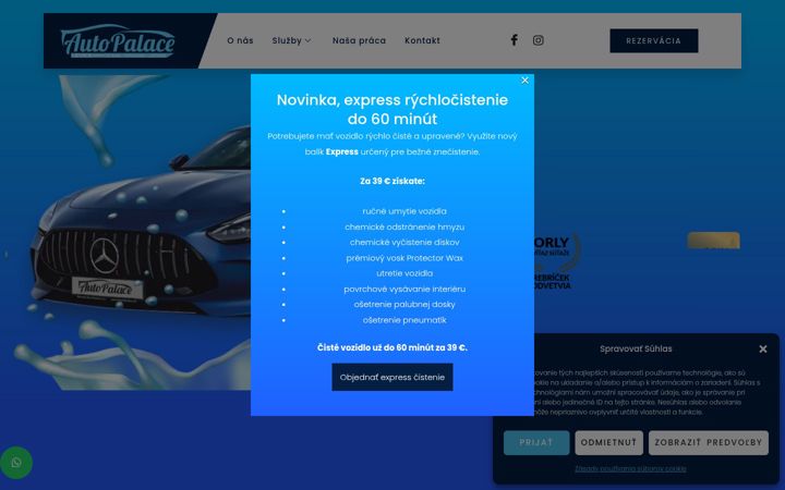 Screenshot of autopalacelevice.sk