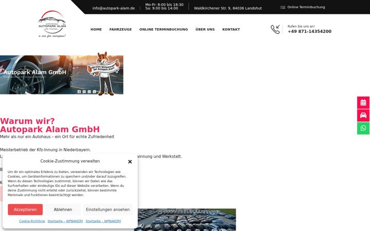 Skärmbild av autopark-alam.de