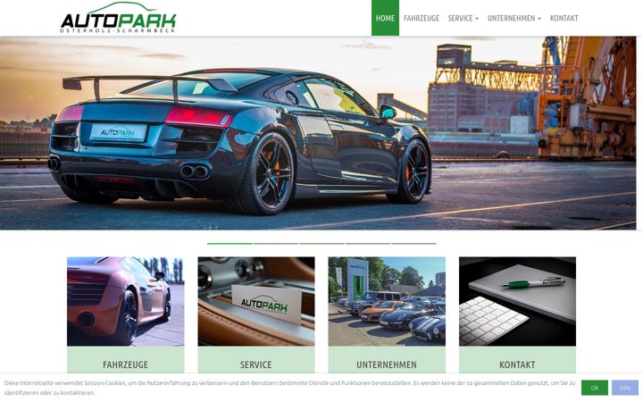 Screenshot of autopark-ohz.de