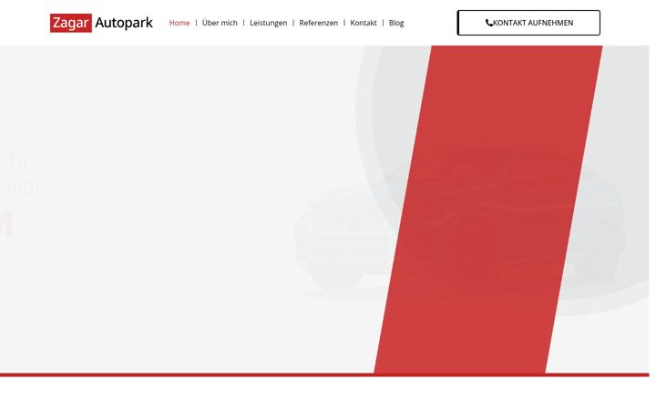 Skärmbild av autopark-zagar.de