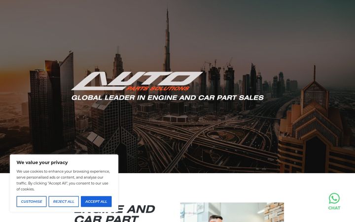 Screenshot of autoparts-solutions.com