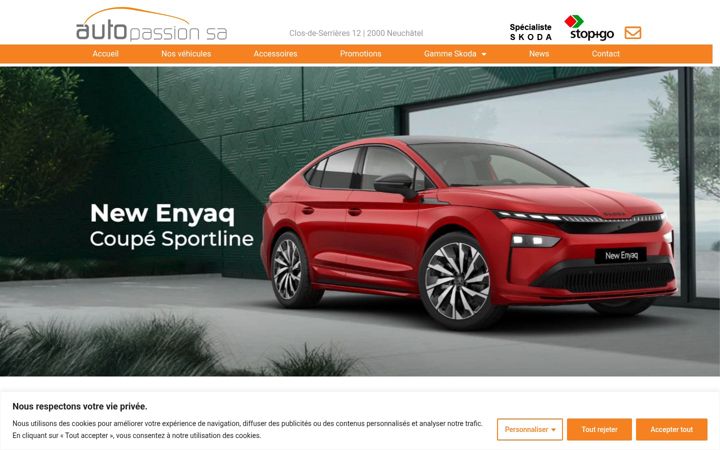 Skærmbillede af autopassion.ch