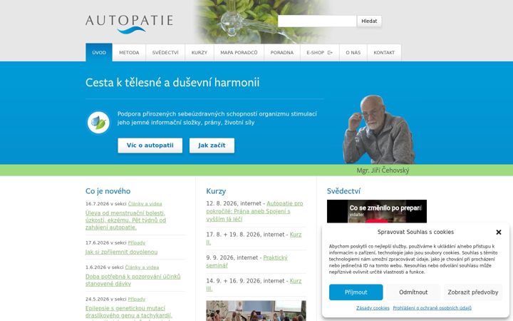 Skærmbillede af autopatie.cz